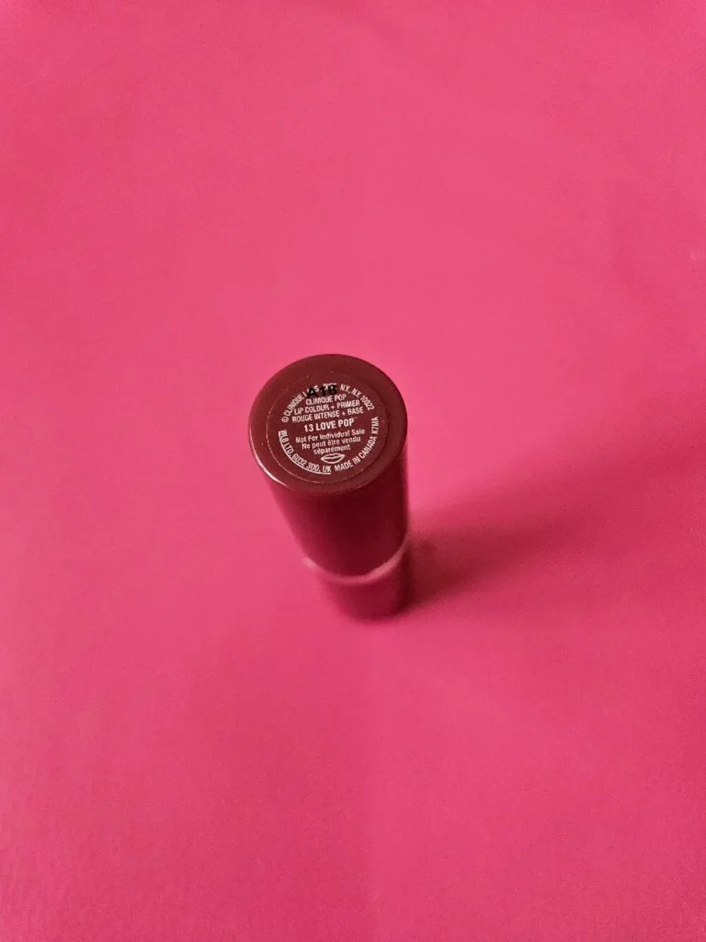 Clinique Pop Lip Colour + Primer #13 Love Pop Lipstick New